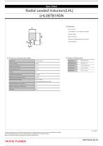 Radial Leaded Inductors[LHL] LHL08TB1R0N-1