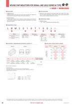 Wound Chip Inductors For Signal Line LB series M Type,LE series M Type-2