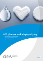 Spray Drying for Pharmaceuticals - 1