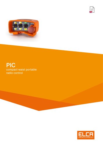 PIC compact waist portable radio control