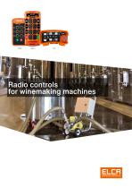 Radio controls for winemaking machines