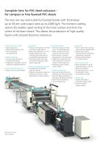 Complete lines for compact and foamed PVC sheets-5