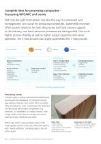 Complete lines for processing wood plastic and natural fiber composites-7