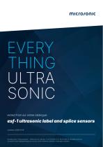 esf-1 ultrasonic label and splice sensors-1