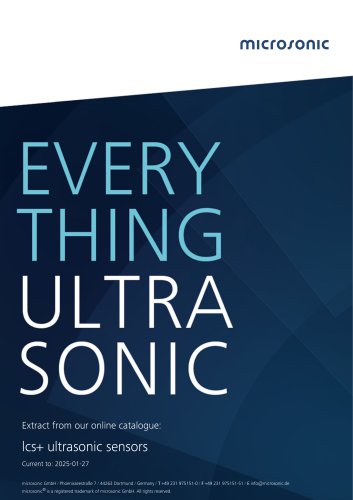 lcs+ ultrasonic sensors
