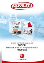 Extrusion lines for the production of proFileS - 1