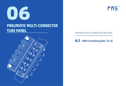 Electric and Pneumatic Multi-Connector Tube Panel