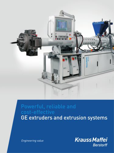 GE extruders and extrusion systems