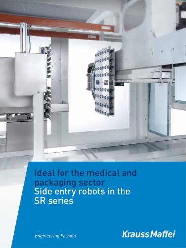 Side entry robots in the SR series