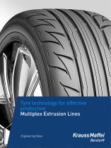 Tyre technology for effective production Multiplex Extrusion Lines - 1