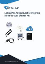 Lorawan agricultural monitoring node-to-app starter kit