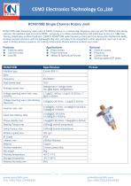 CENO 1 channel 50GHz high frequency rotary joint RCN0150B-1