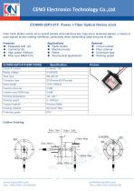 CENO 1000RPM high speed integrated slip ring ECN000-02P3-01F-1