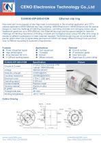 CENO 100M Ethernet slip ring ECN038-05P-08S-01EM-1