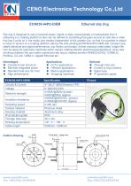 CENO 100Mbps Ethernet slipring ECN038-04P2-03EM - 1