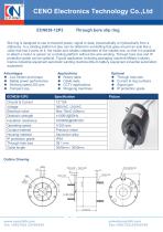 CENO 12 circuits 15Amp hollow shaft slip rings ECN038-12P3 - 1