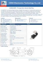 CENO 1.5 inch Hollow shaft slip rings ECN038-45P1-1