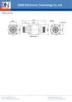 CENO 18GHz I type RF rotary joint RCN0118N-2