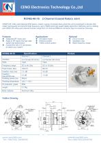 CENO 2 channel coaxial rotary joint RCN02-40-18-1