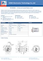 CENO 2 Channel Coaxial Rotary Joint RCN0205A-1