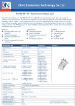 CENO 2 channel RF rotary joint up to 40GHz RCN02-40-18A-1