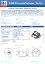 CENO 3 axis rotary table slip ring assembly ECN000-04P3-06S-02EM-03R-1