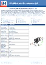 CENO 4 channel fiber optic rotary swivel combine power slip ringECN000-12P2-04F-1