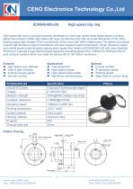 CENO 4000rpm thermocouple slip ring ECN040-08S-GS-1