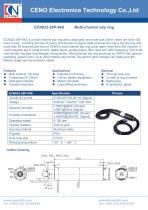 CENO Customized hollow shaft slip ring ECN023-26P-94S-1