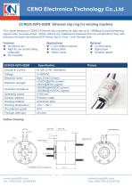 CENO Ethernet hollow shaft slip ring ECN025-02P2-02EM-1