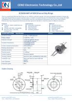 CENO Ethernet slip ring with CAT5E ECN050-06P3-01EM - 1