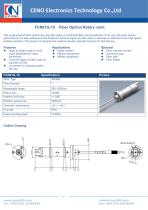 CENO Fiber optic rotary joint with 19 channel FCN01G-19 - 1