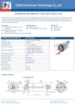 CENO Fiber Optic Rotary Joint ECN000-02P-02S-04EG-01F-1
