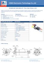 CENO Fiber Optic Rotary Joint ECN000-02P-20S-04EG-01F-1