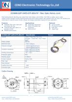 CENO Fiber optic rotary joint ECN000-02P1-04P2-07P-28S-01F-1