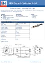 CENO Fiber Optic Rotary Joint ECN000-13P-24S-01F-1