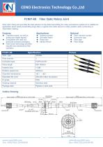 CENO Fiber Optic rotary joint no flange FCN01-6S