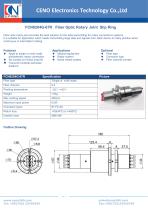 CENO Fiber optical rotary joint FCN0204G-67R - 1