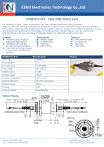 CENO Fiber optical rotary joint FCN0231G-67A-1