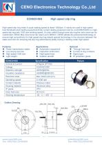 CENO High speed rotary joint 1500RPM ECN025-06S - 1