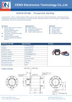 CENO Hollow shaft slip ring with 100mm hole ECN100-12P-08S - 1