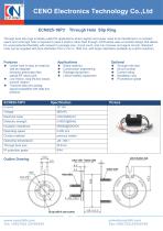 CENO Hollow shaft slip ring with 18 channel ECN025-18P3 - 1