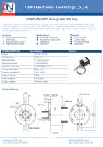 CENO Hollow shaft slip ring ECN025-05P-16P2-1