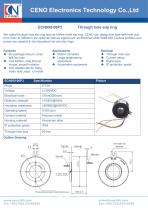 CENO Hollow shaft slip ring ECN050-06P3 fit for 50mm shaft