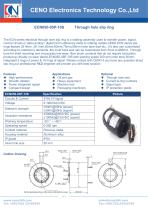 CENO Hollow shaft slip ring with signal and power channel ECN050-05P-10S-1