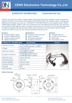 CENO Hybrid signal slip ring USB Ethernet ECN038-27P-15S-08EG-02U2 - 1