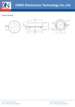 CENO Large size waterproof carbon brush slip ring ECN-C-550-06P3-2