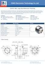 CENO Large Size Waterproof Slip Ring IP68 ECN127-06S - 1