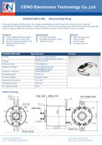 CENO Multi channel Ethernet slip ring ECN025-20P2-38S-1