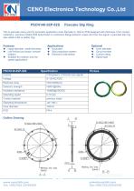 CENO Pancake slip ring with 140mm hole PSCN140-02P-02S-1